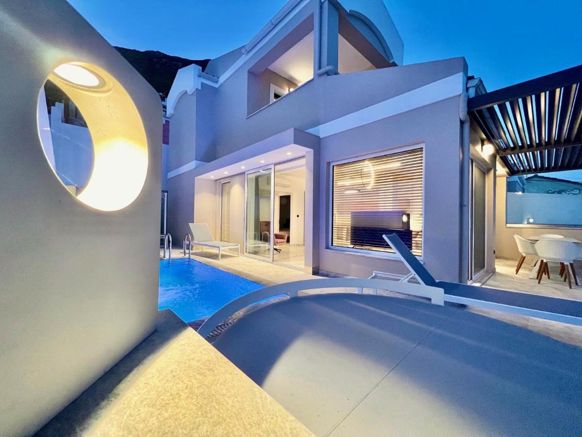 Luxury Villa Barbati Sun With Private Pool By Dadovillas Exteriör bild