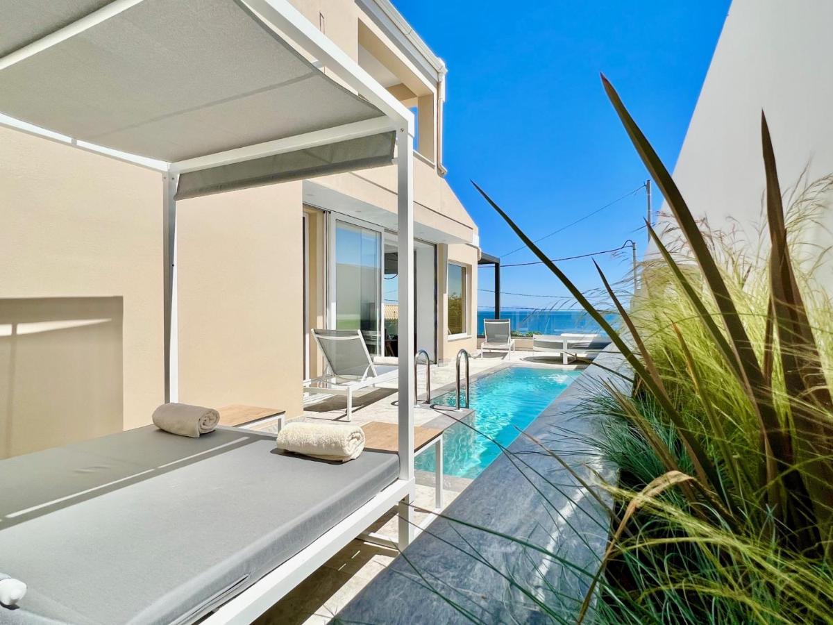 Luxury Villa Barbati Sun With Private Pool By Dadovillas Exteriör bild